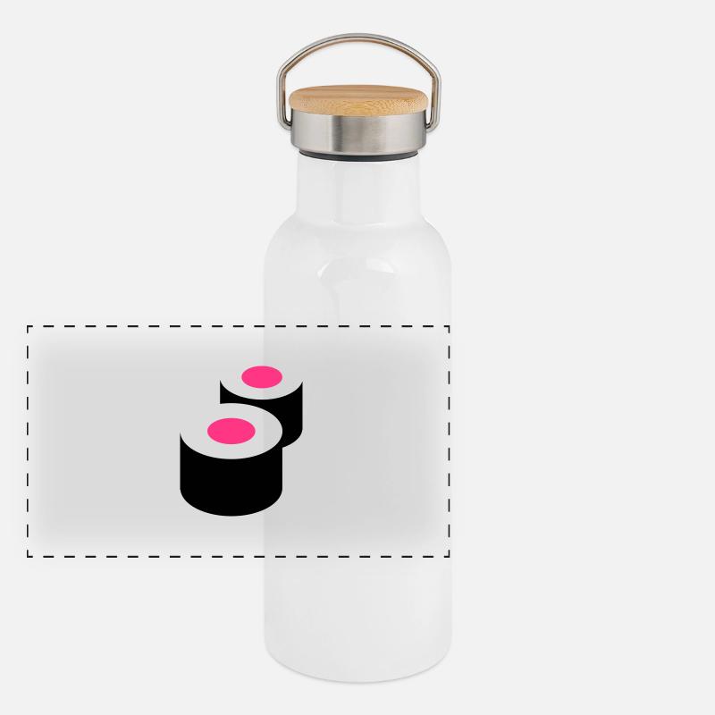Sushi Panoramic Thermal Bottle with Bamboo Lid