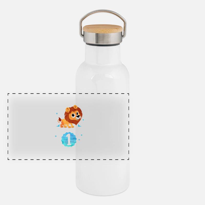 Je suis déjà 1 Gourde isotherme avec bouchon en bambou