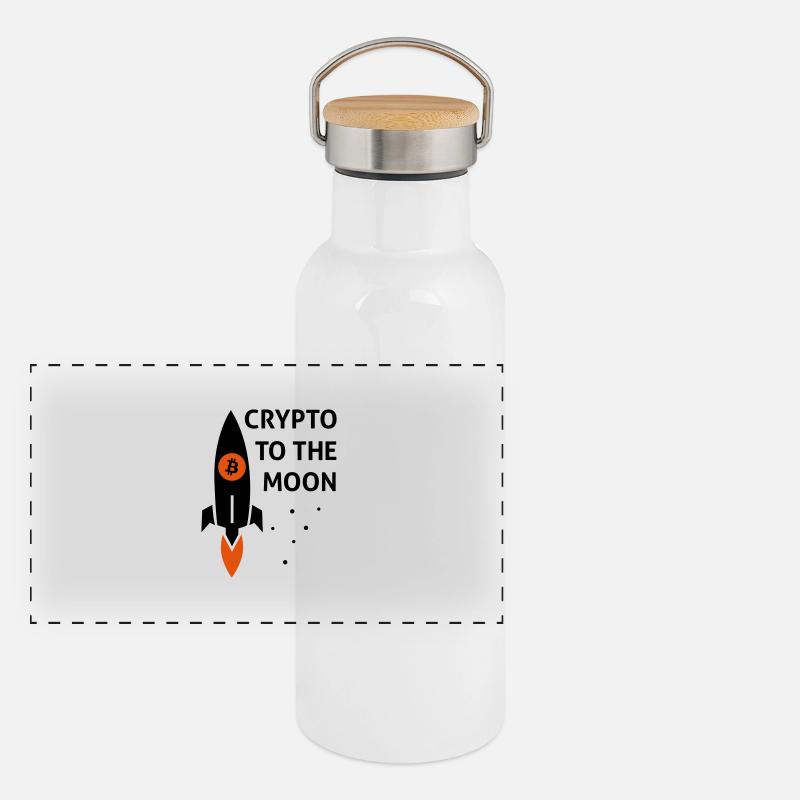 crypto Panoramic Thermal Bottle with Bamboo Lid
