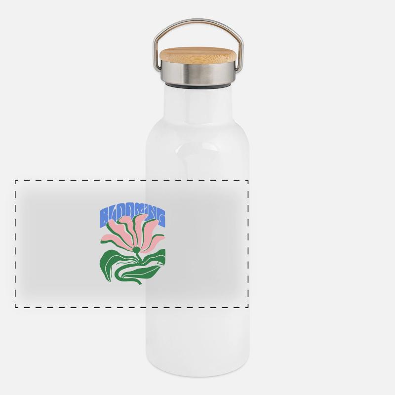 Blooming Starch Panoramic Thermal Bottle with Bamboo Lid