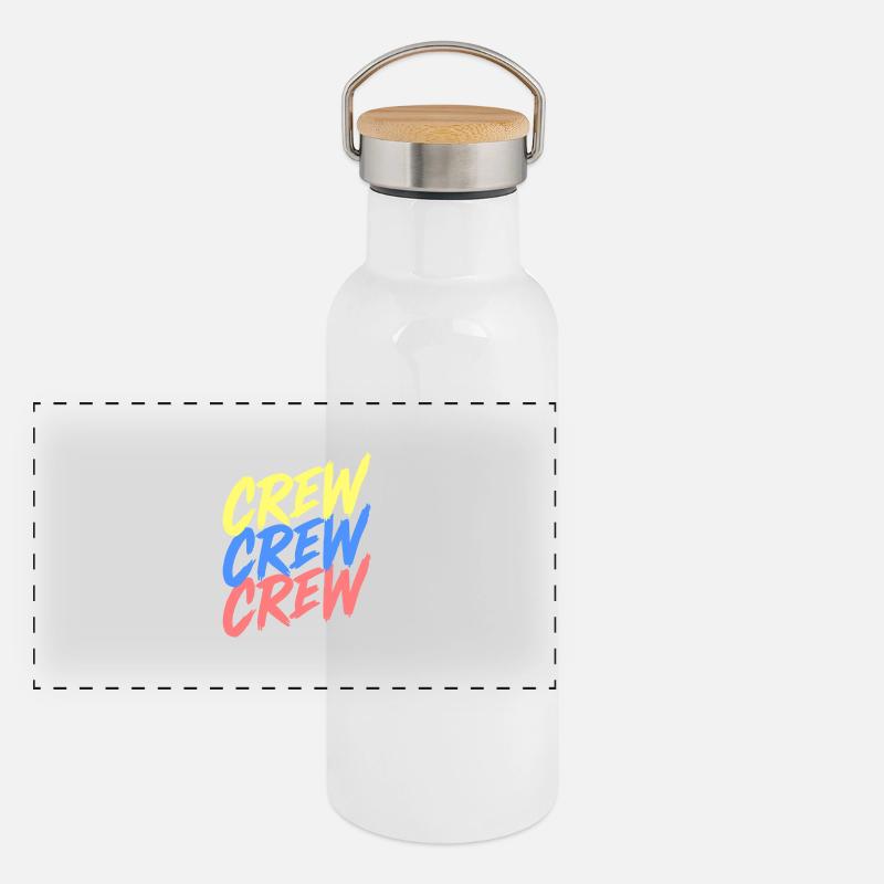 Crew Panorama Thermosflasche mit Bambusdeckel