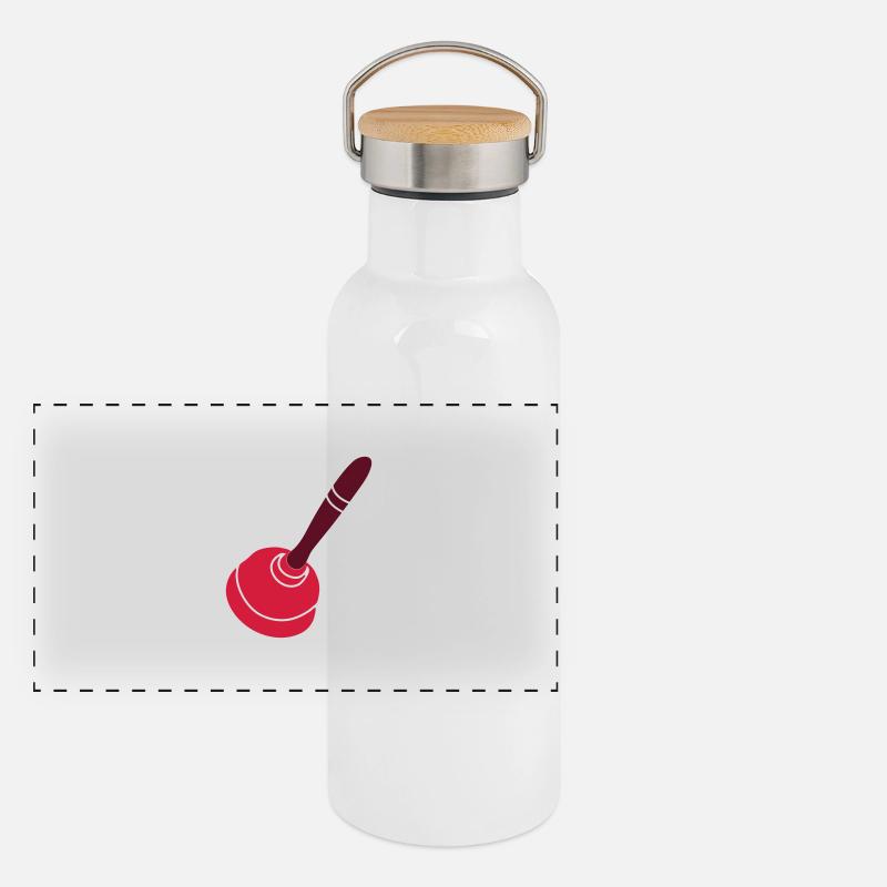 suck Panorama Thermosflasche mit Bambusdeckel