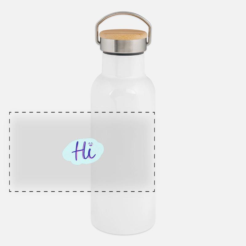 Hi Panorama Thermosflasche mit Bambusdeckel