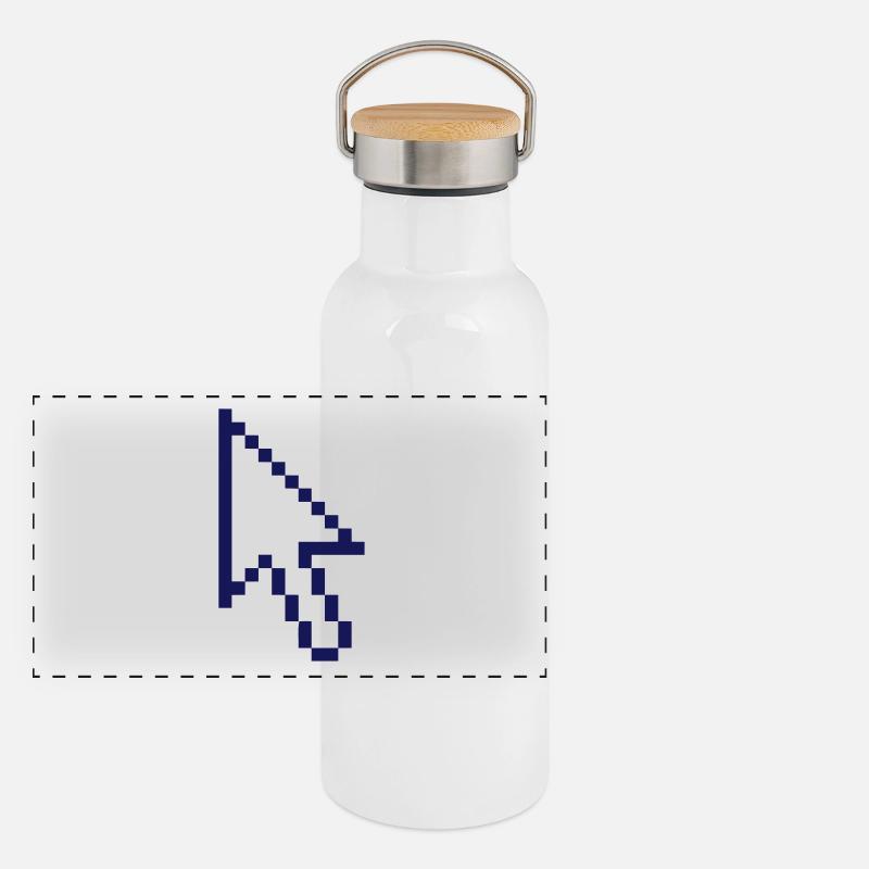Pfeil PC Panorama Thermosflasche mit Bambusdeckel