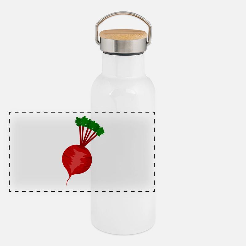 radis Gourde isotherme avec bouchon en bambou