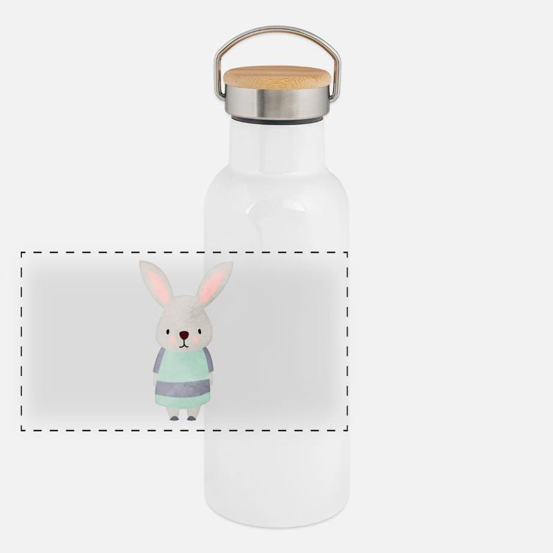 Cuillère à lièvre Gourde isotherme avec bouchon en bambou