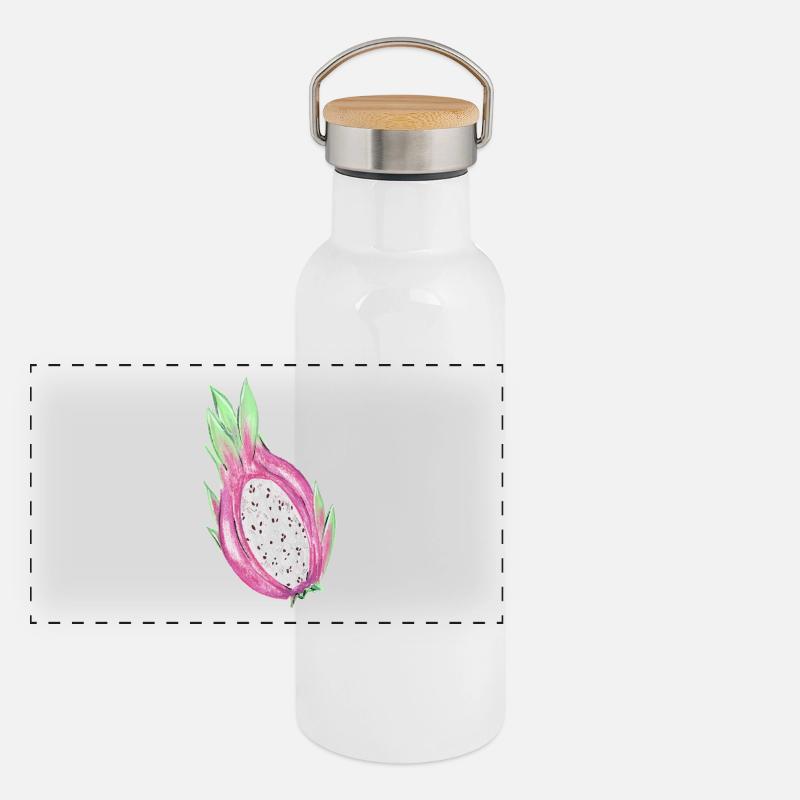 Dragonfruit Panoramic Thermal Bottle with Bamboo Lid