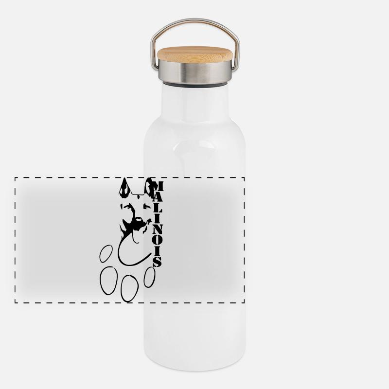 Panorama Thermosflasche mit Bambusdeckel