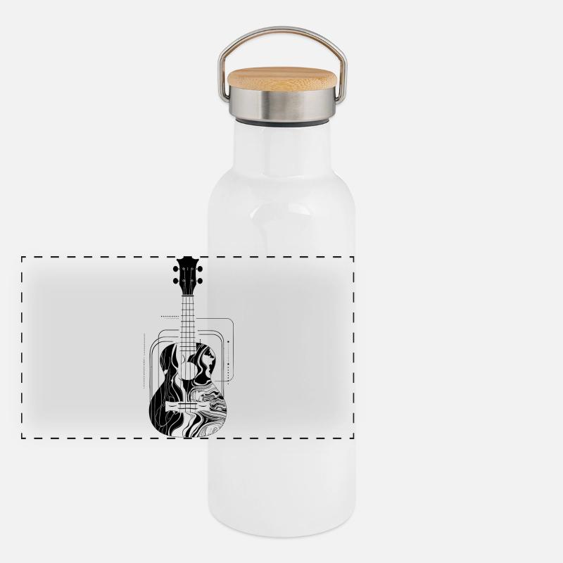 Ukulélé Gourde isotherme avec bouchon en bambou
