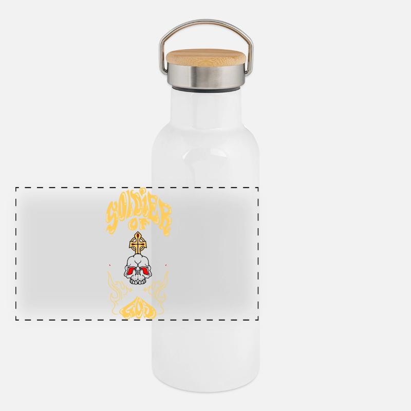 SOG 2 Gourde isotherme avec bouchon en bambou
