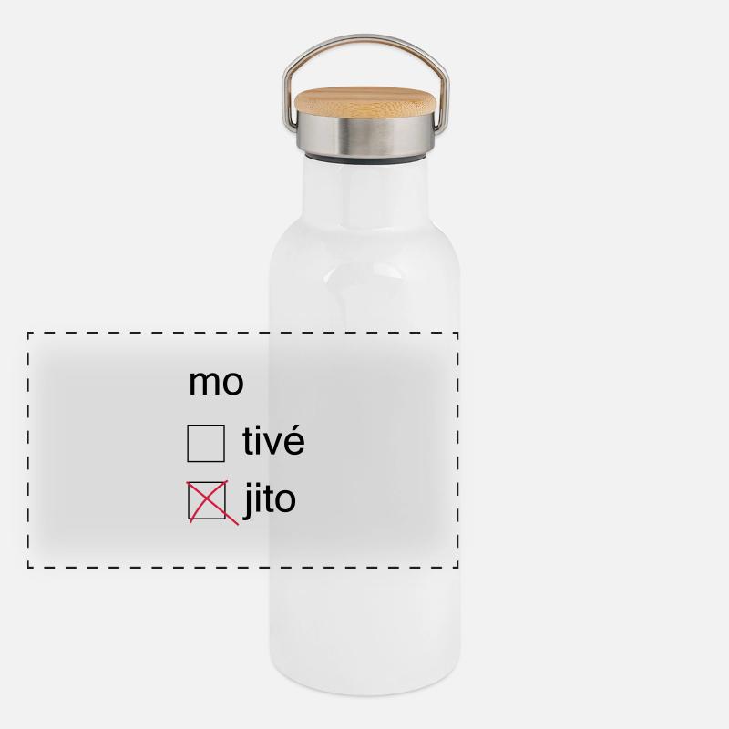 mojito Gourde isotherme avec bouchon en bambou