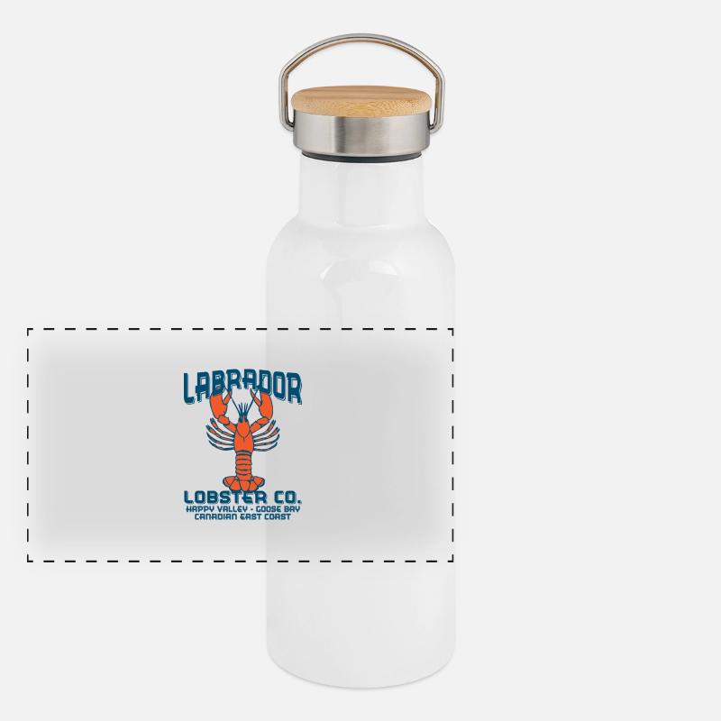 Labrador Lobster Co. Panorama Thermosflasche mit Bambusdeckel