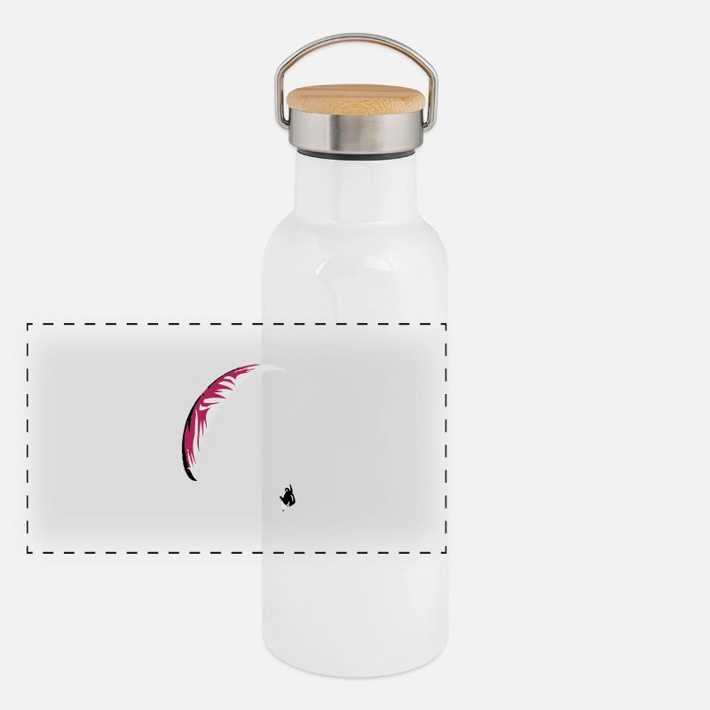 Paraglider Panoramic Thermal Bottle with Bamboo Lid
