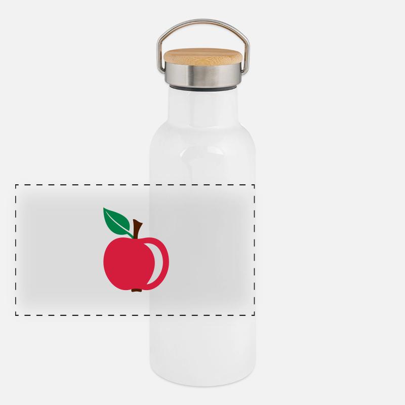 Apple Panoramic Thermal Bottle with Bamboo Lid