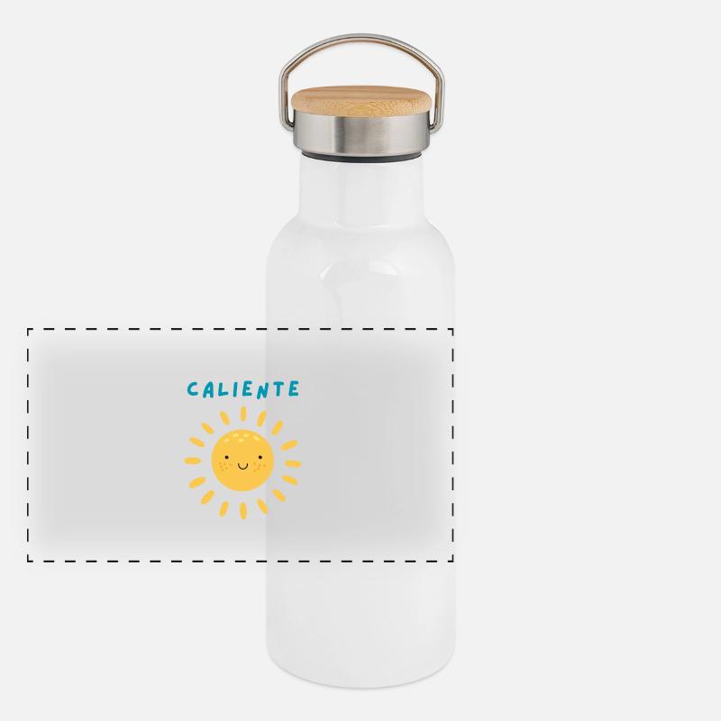 Caliente sun 2 Panoramic Thermal Bottle with Bamboo Lid