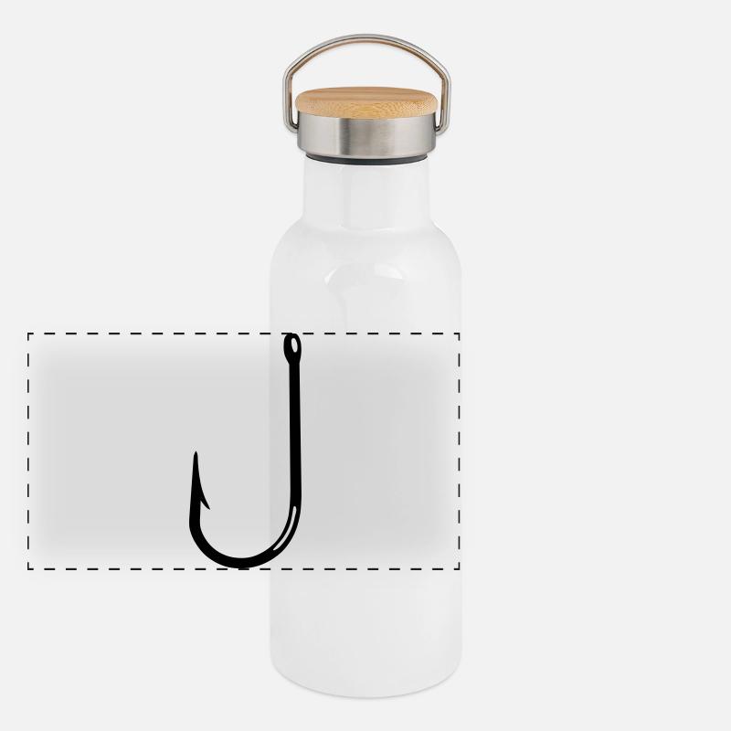 Panorama Thermosflasche mit Bambusdeckel