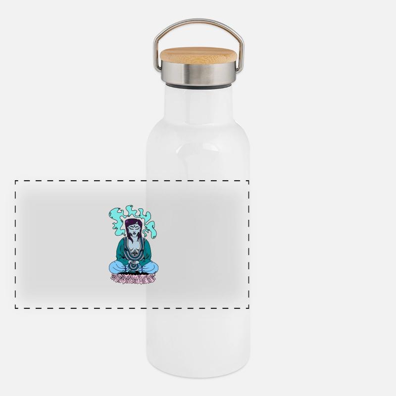 Méditation Gourde isotherme avec bouchon en bambou