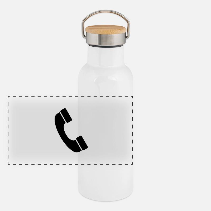 hörer Panorama Thermosflasche mit Bambusdeckel