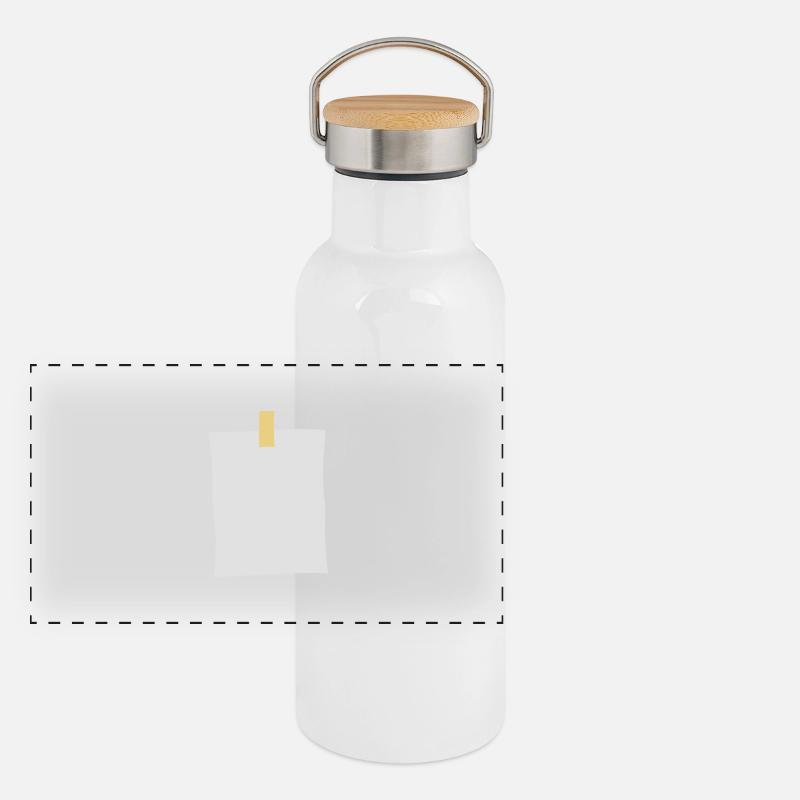 post_it_note Gourde isotherme avec bouchon en bambou