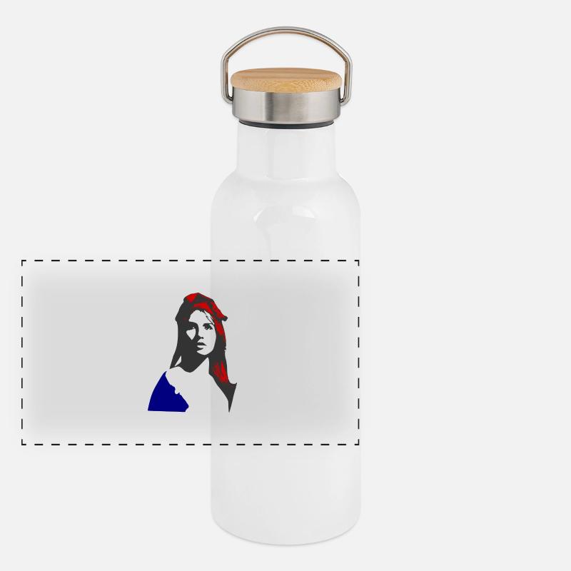 Marianne_N1 Panorama Thermosflasche mit Bambusdeckel