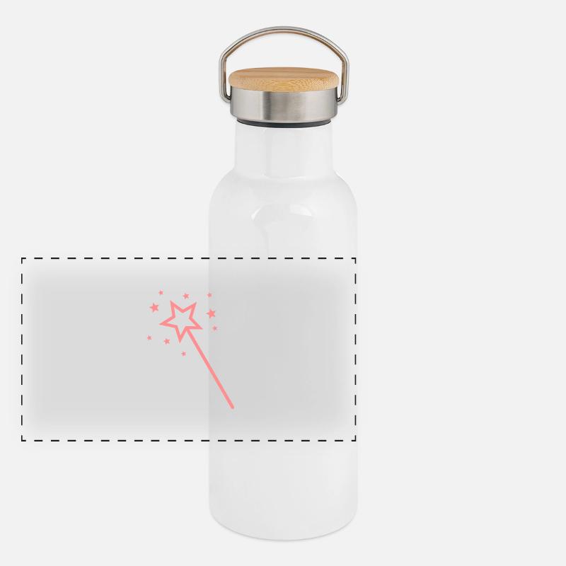 pixie dust Panoramic Thermal Bottle with Bamboo Lid