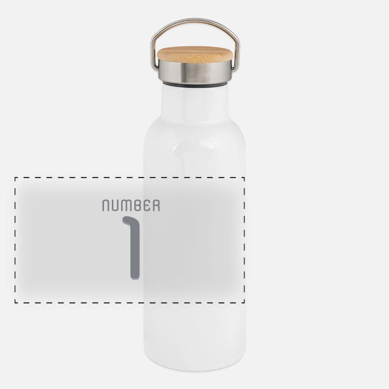 Numéro Un ☝ Gourde isotherme avec bouchon en bambou