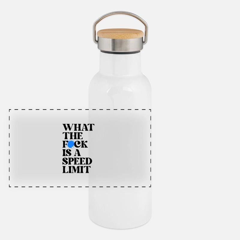 Panorama Thermosflasche mit Bambusdeckel