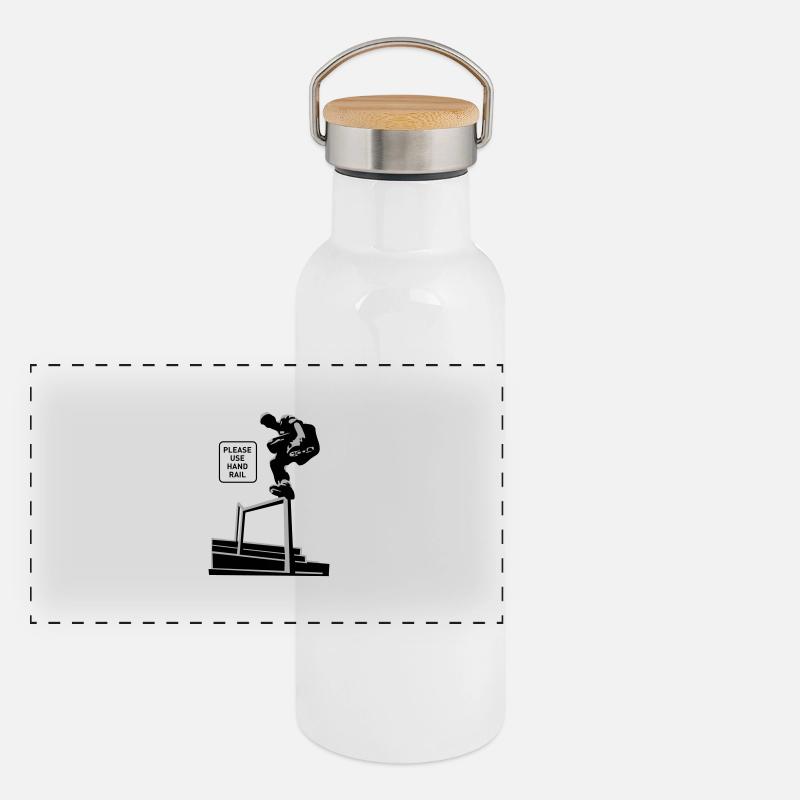 Rampe Gourde isotherme avec bouchon en bambou