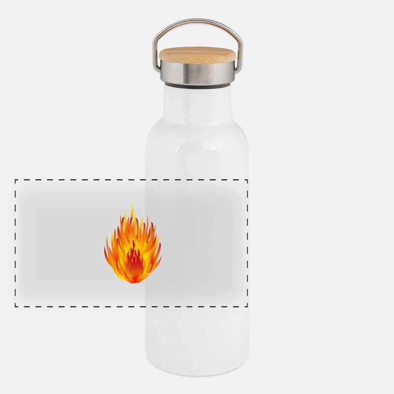 konzentrat Panorama Thermosflasche mit Bambusdeckel
