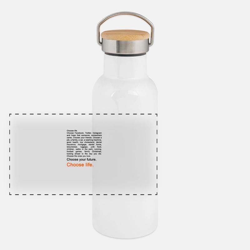 Trainspotting Panoramic Thermal Bottle with Bamboo Lid