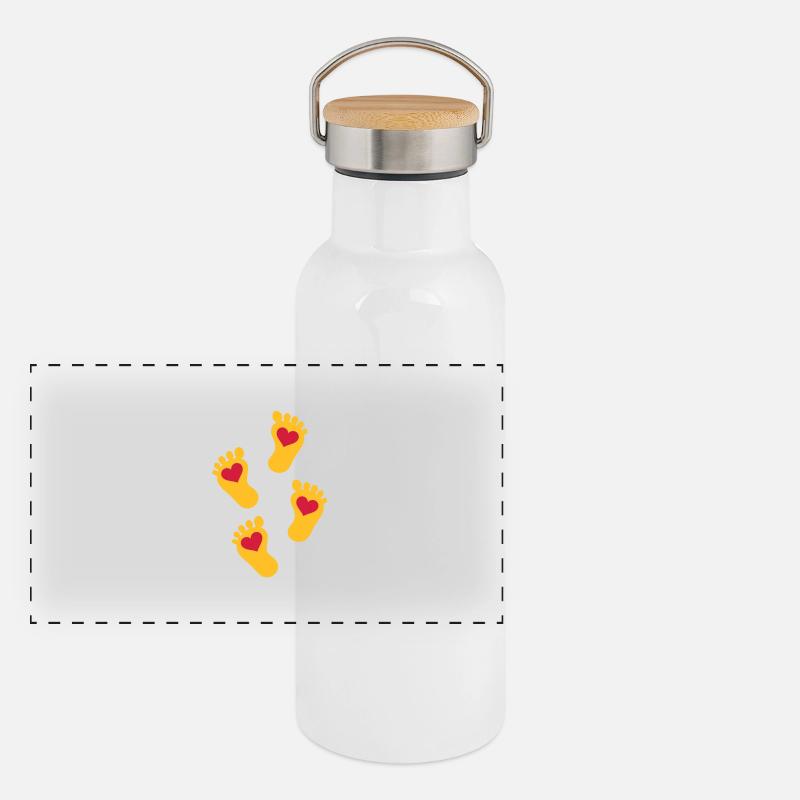 baby Panoramic Thermal Bottle with Bamboo Lid