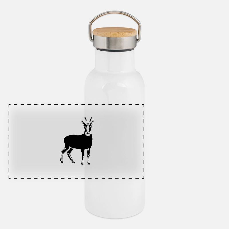 Gemse Panoramic Thermal Bottle with Bamboo Lid