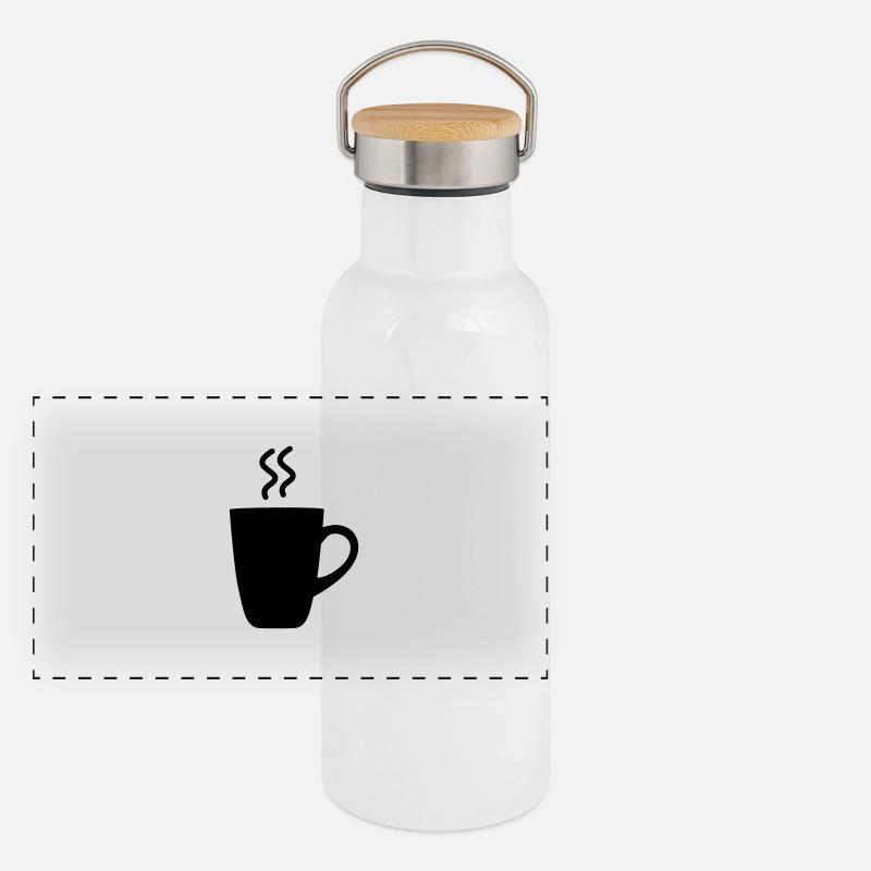 Tasse de café Gourde isotherme avec bouchon en bambou