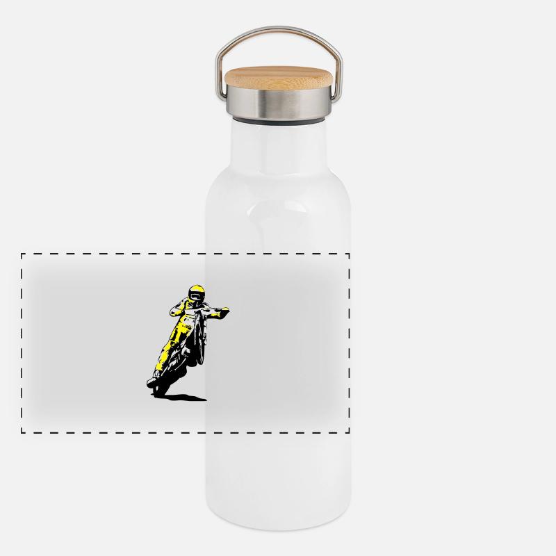 Speedway Panoramic Thermal Bottle with Bamboo Lid