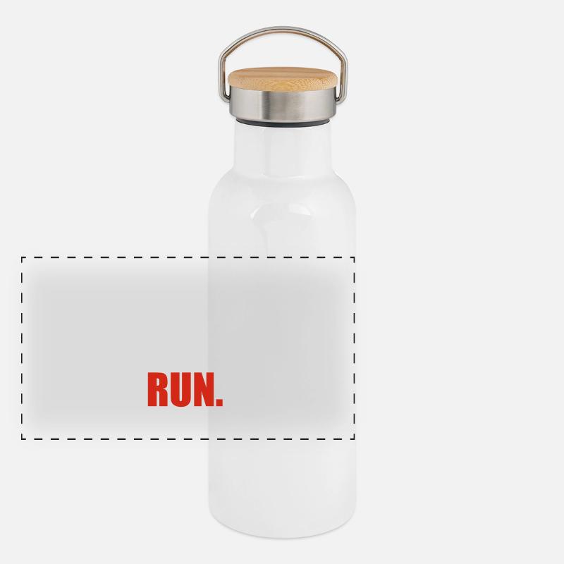 run Panoramic Thermal Bottle with Bamboo Lid