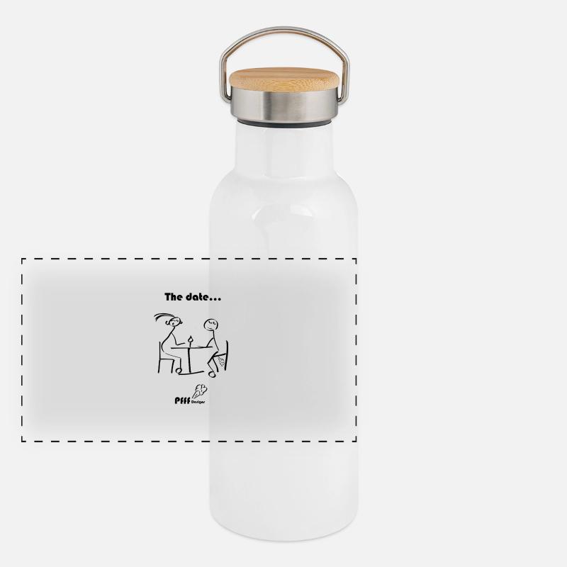 date Pfff Panorama Thermosflasche mit Bambusdeckel