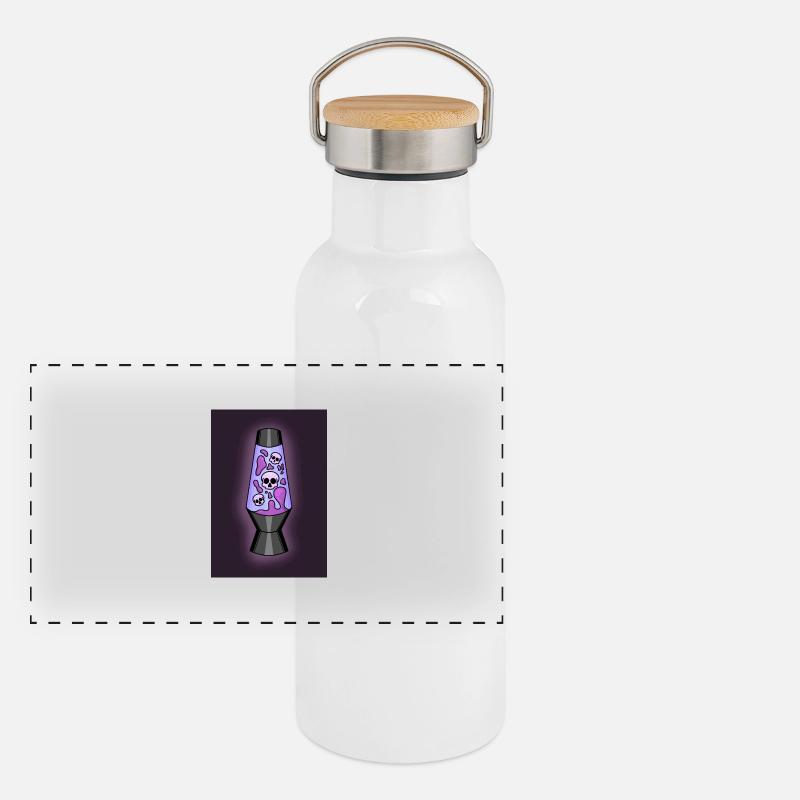 Lava lamp Panoramic Thermal Bottle with Bamboo Lid