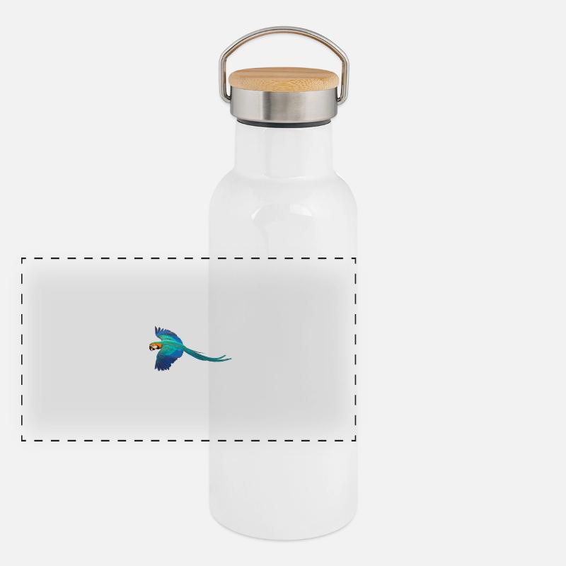 Macaw Panoramic Thermal Bottle with Bamboo Lid