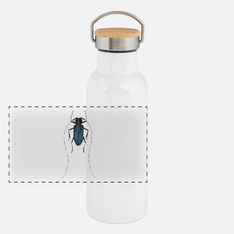 Beetle Panoramic Thermal Bottle with Bamboo Lid
