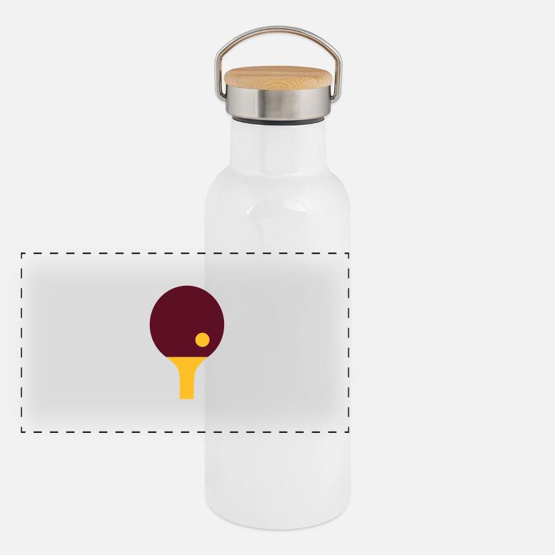 Ping-Pong Panoramic Thermal Bottle with Bamboo Lid