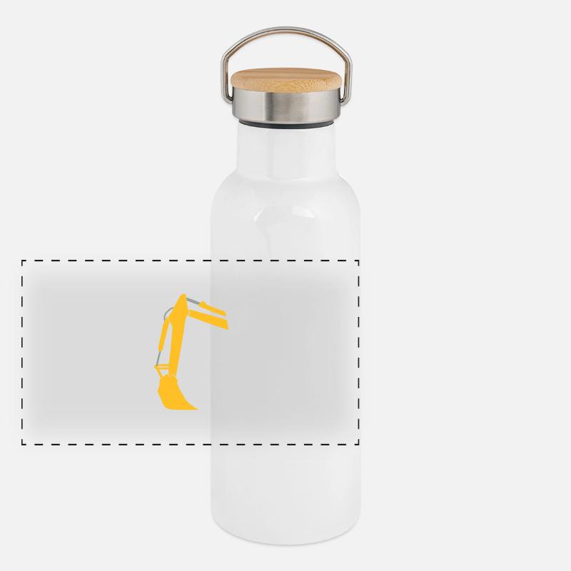 excavate Panorama Thermosflasche mit Bambusdeckel