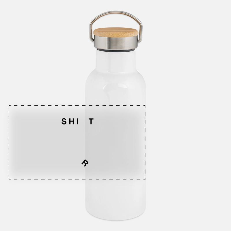 Shit Panoramic Thermal Bottle with Bamboo Lid
