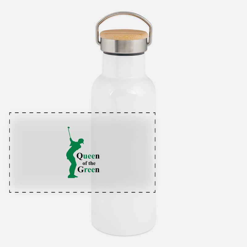 golf sport Gourde isotherme avec bouchon en bambou