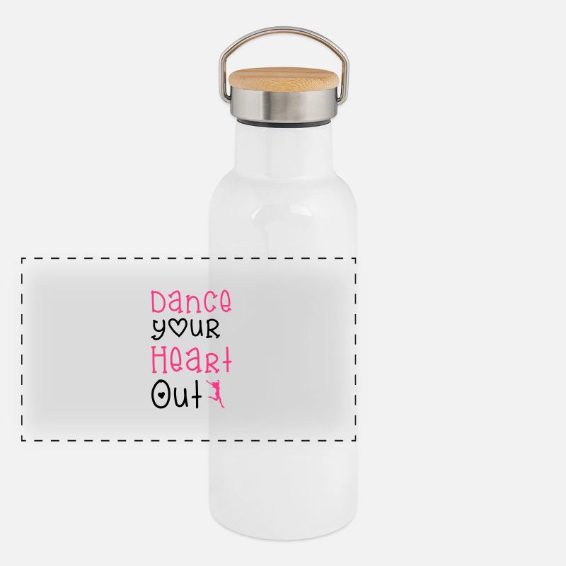 Dance Panorama Thermosflasche mit Bambusdeckel