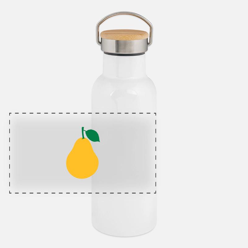 Pear Panoramic Thermal Bottle with Bamboo Lid