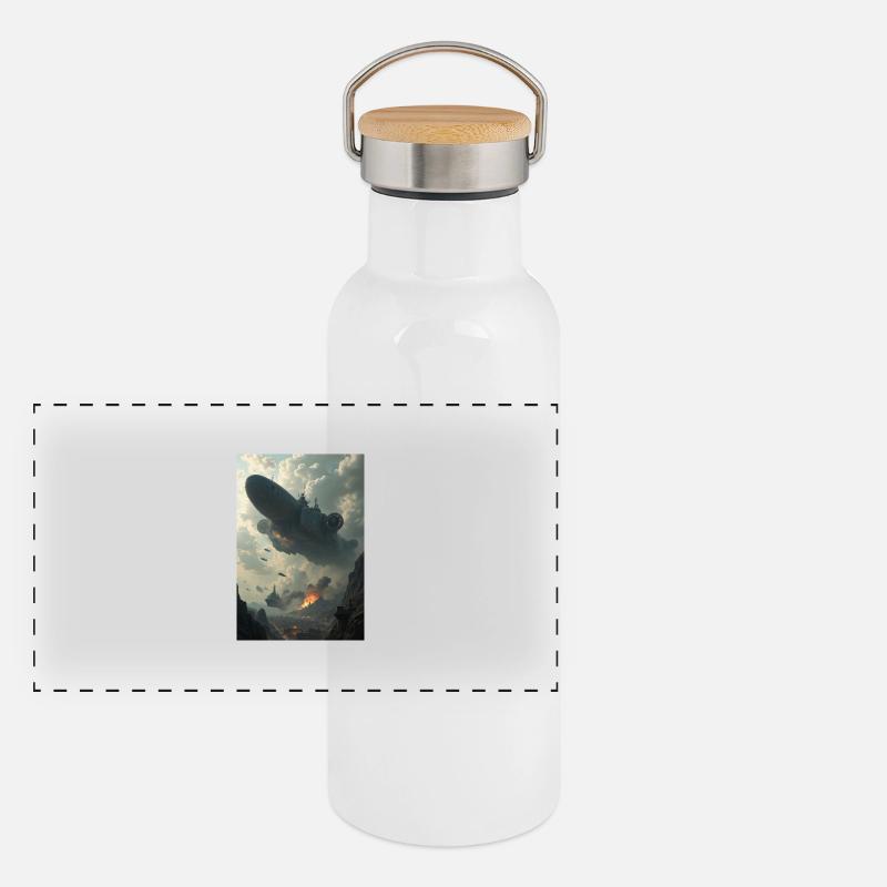 Air fleet Panoramic Thermal Bottle with Bamboo Lid