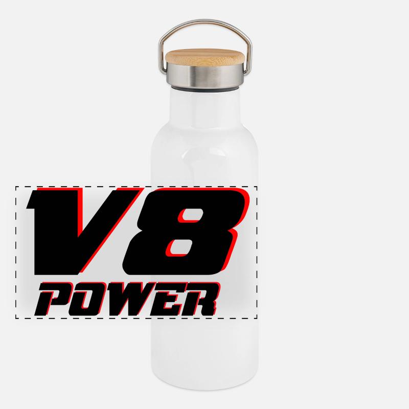 V8 Panoramic Thermal Bottle with Bamboo Lid