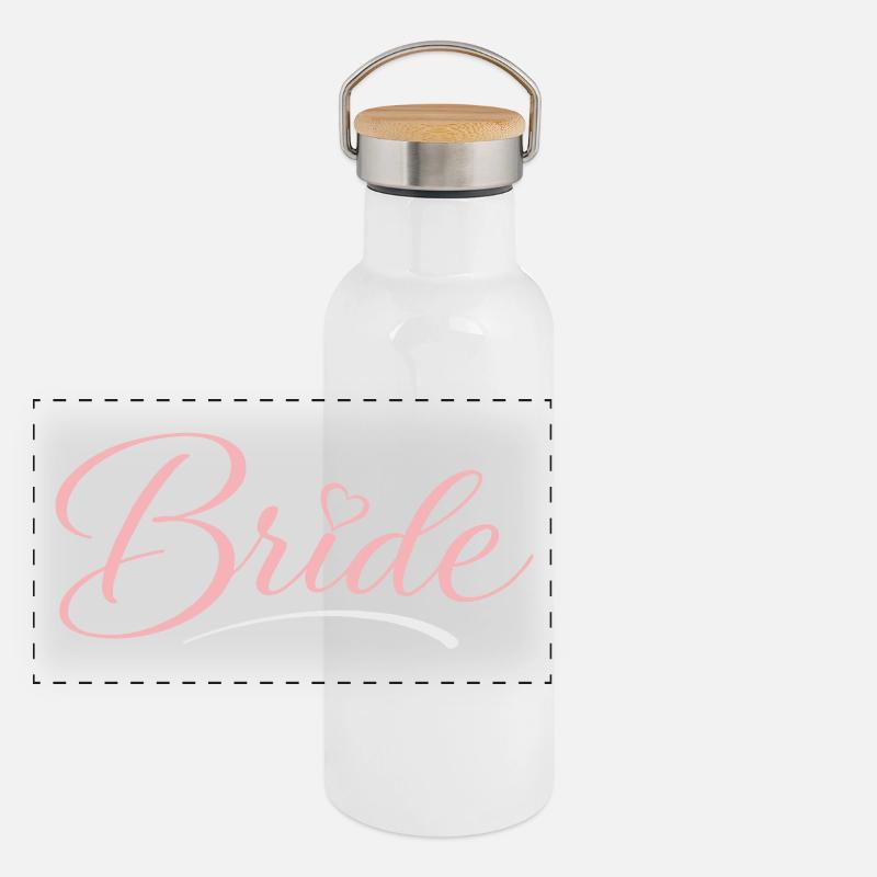 Bride Panorama Thermosflasche mit Bambusdeckel