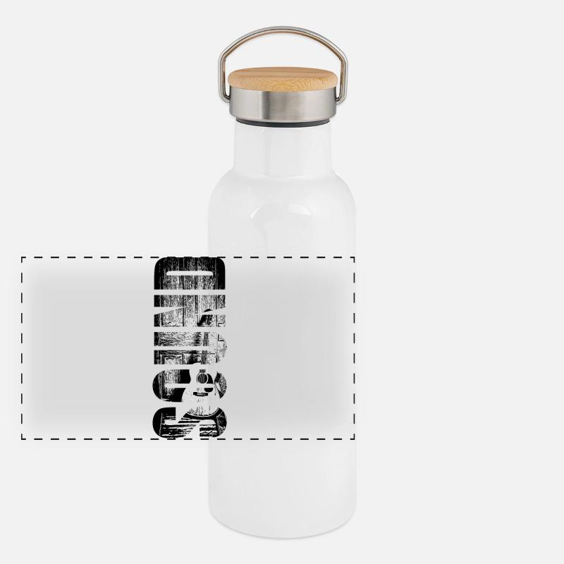 Sound Gourde isotherme avec bouchon en bambou