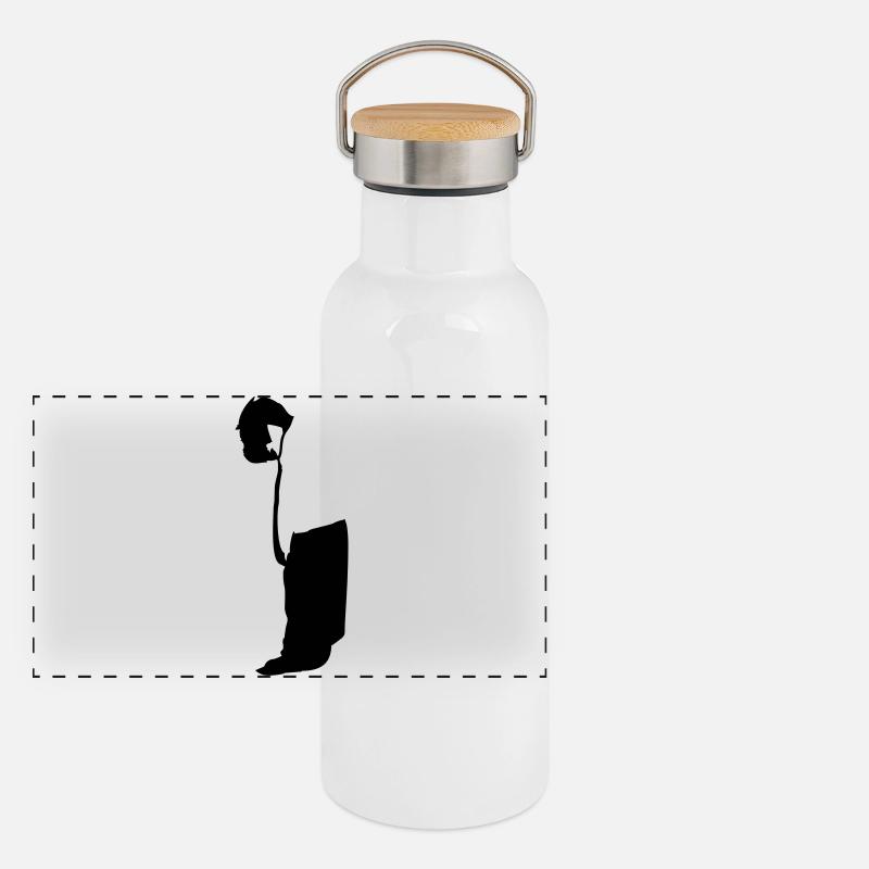 Enfant Gourde isotherme avec bouchon en bambou